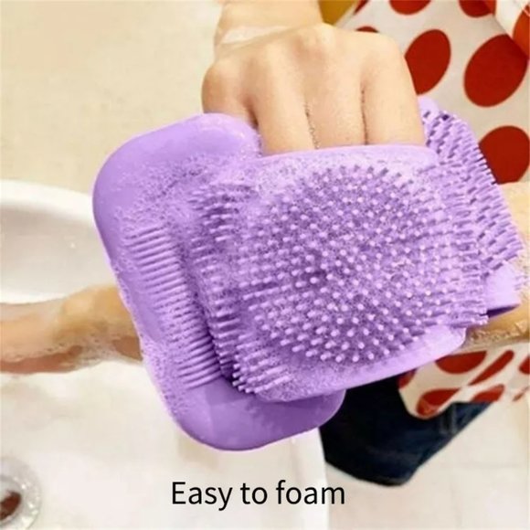 Dual Sided Exfoliating Personal Back Body Scrubber with Belt Handle - Picture 14 of 14